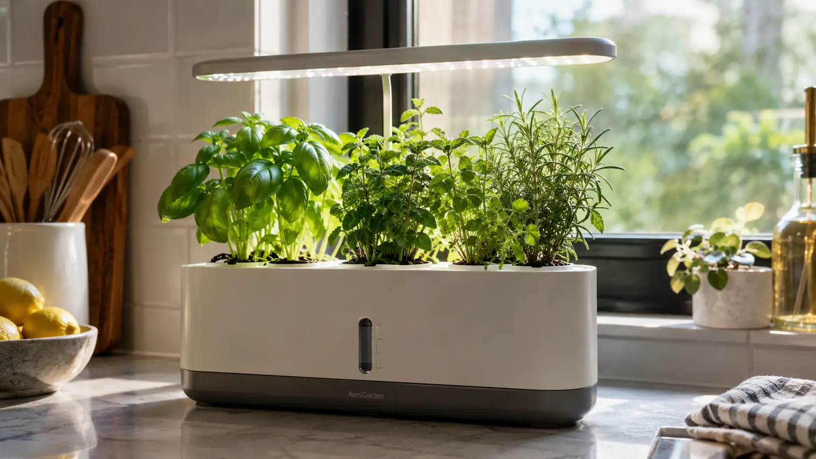 How to Grow Herbs on a Countertop with AeroGarden